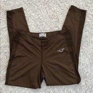 Tuff Rider Leggings Riding Equestrian Ventilated Brown